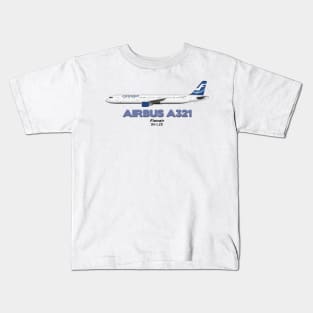 Airbus A321 - Finnair Kids T-Shirt